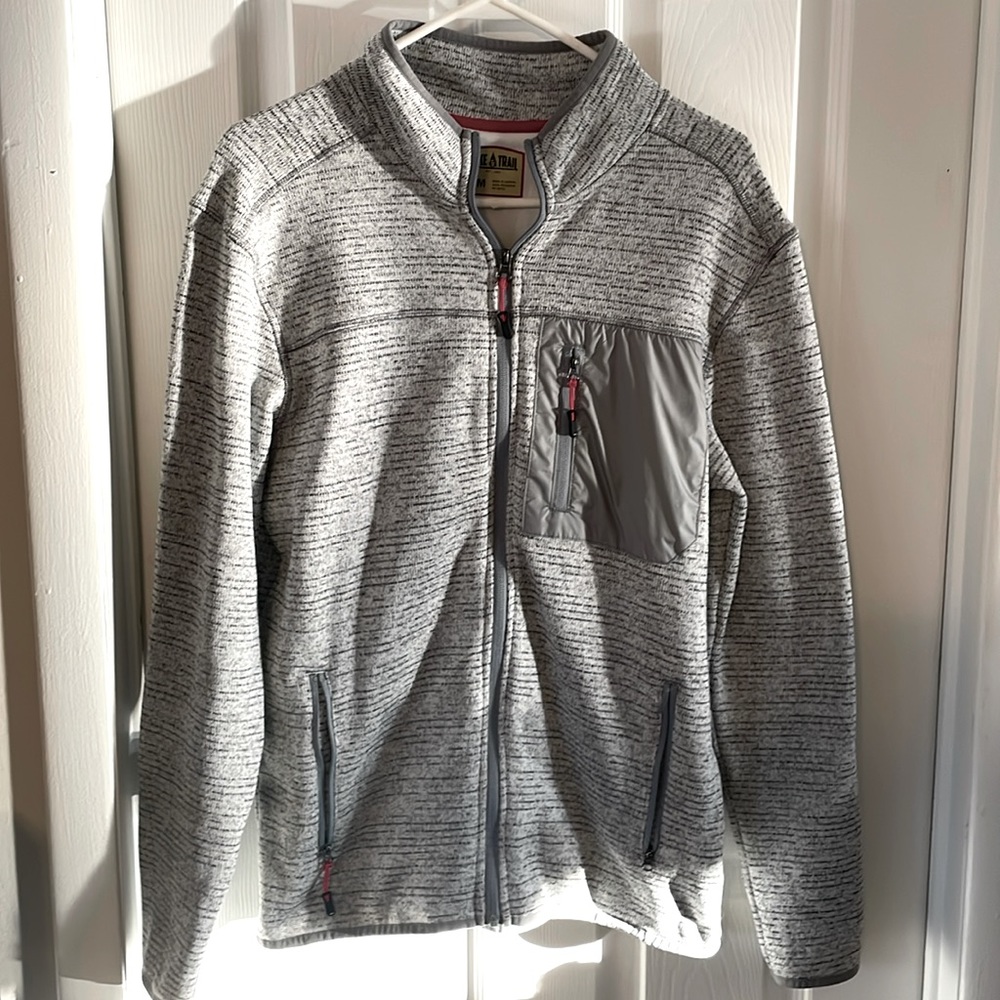 Lake & trail size M nice gray zip up jacket